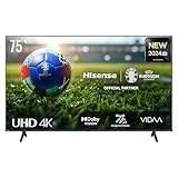 Hisense - Televisión de 75 pulgadas, 4K Ultra HD, 75A6N,...