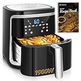 Aigostar Cube - Freidora de aire XXL, 1900W, 7L Air fryer....