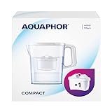AQUAPHOR Jarra compact blanco filtro de agua 1 Maxfor+...