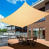 UIRWAY Toldo Vela de Sombra Rectangular 3,6 x 4,8 m,185...