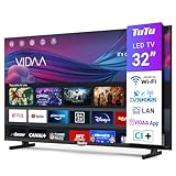 TuTu Smart TV 32 Pulgadas LED HD Televisión con WiFi, App...