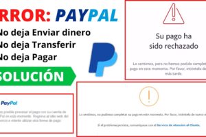 Error de PayPal al enviar dinero: 5 soluciones simples